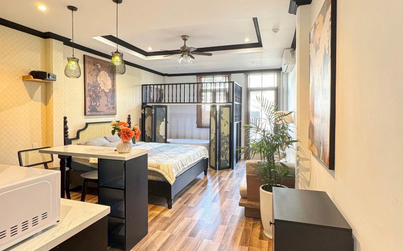 7 Tầng, MT Nguyễn Công Trứ, DT 4.3x17m, HĐT 85tr/th