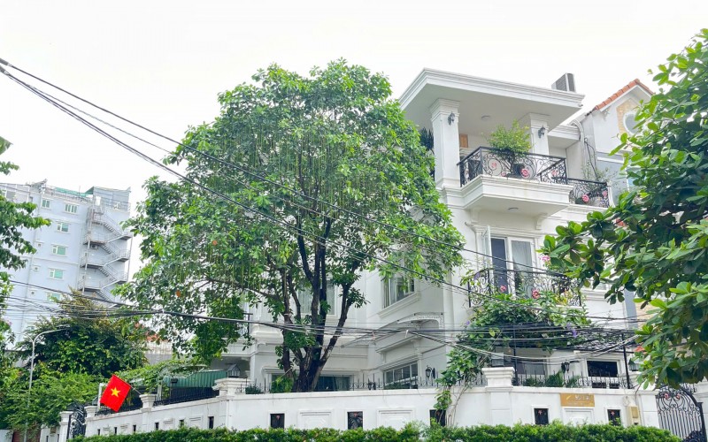 80 tỷ, Biệt thự đẹp, góc 2 Mặt Tiền Thảo Điền, 16x20m, 4 Tầng