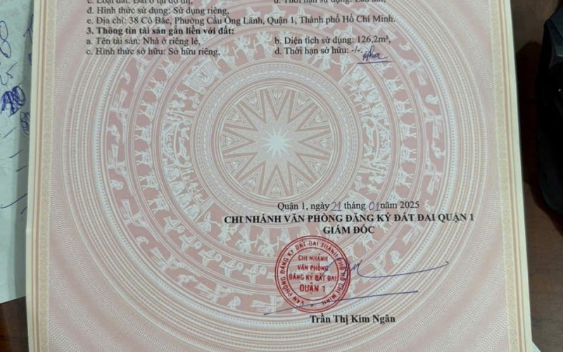 Chính chủ bán nhà Góc 38 Cô Bắc, 7-11 Thuê 60tr/th, Căn Góc, Tài Sản Tốt Nhất Quận 1