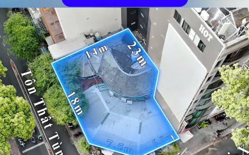 Góc 2 Mặt Tiền Tôn Thất Tùng - Bùi Thị Xuân, 14x22m. 360 tỷ