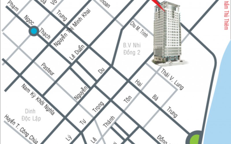 Mặt tiền 5 tấm khu Vip Lê Thánh Tôn, đang cho thuê 4.500usd. 40 tỷ