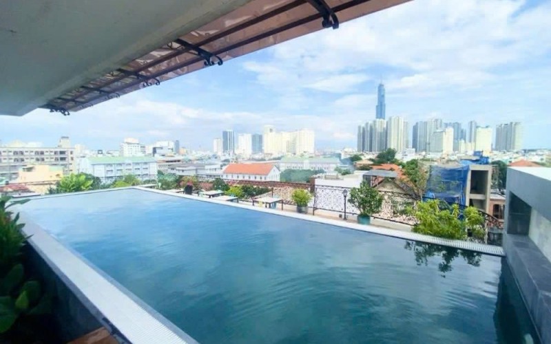 Toà CHDV cao cấp Điện Biên Phủ - Nguyễn Cửu Vân, khu phố Tây Bình Thạnh, HĐT 220tr/th