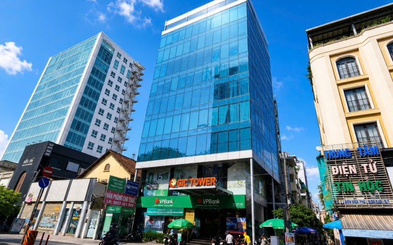 Toà nhà văn phòng Góc 2 MT Nguyễn Thị Minh Khai, ngang 19m nổi bật, Hầm 10 Tầng - 2148m2 sàn, HĐT 650tr/th, mới ký